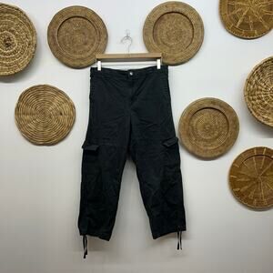 Old Navy Cargo Barrel Leg Pants Large Crop Cropped Y2K Style